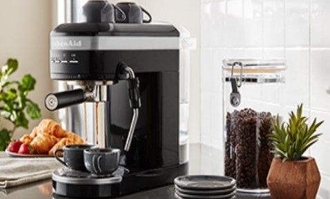 KitchenAid® Black Matte Semi-Automatic Espresso Machine 3
