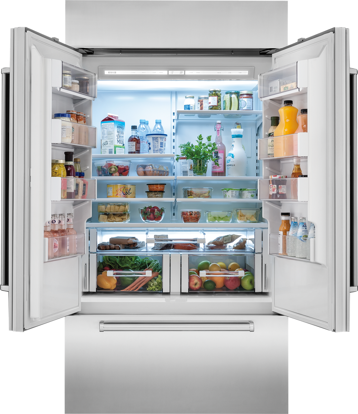 Sub Zero 24 7 Cu Ft Stainless Steel Built In French Door   D8acab03 F028 4b4e A808 73695852e5ae 