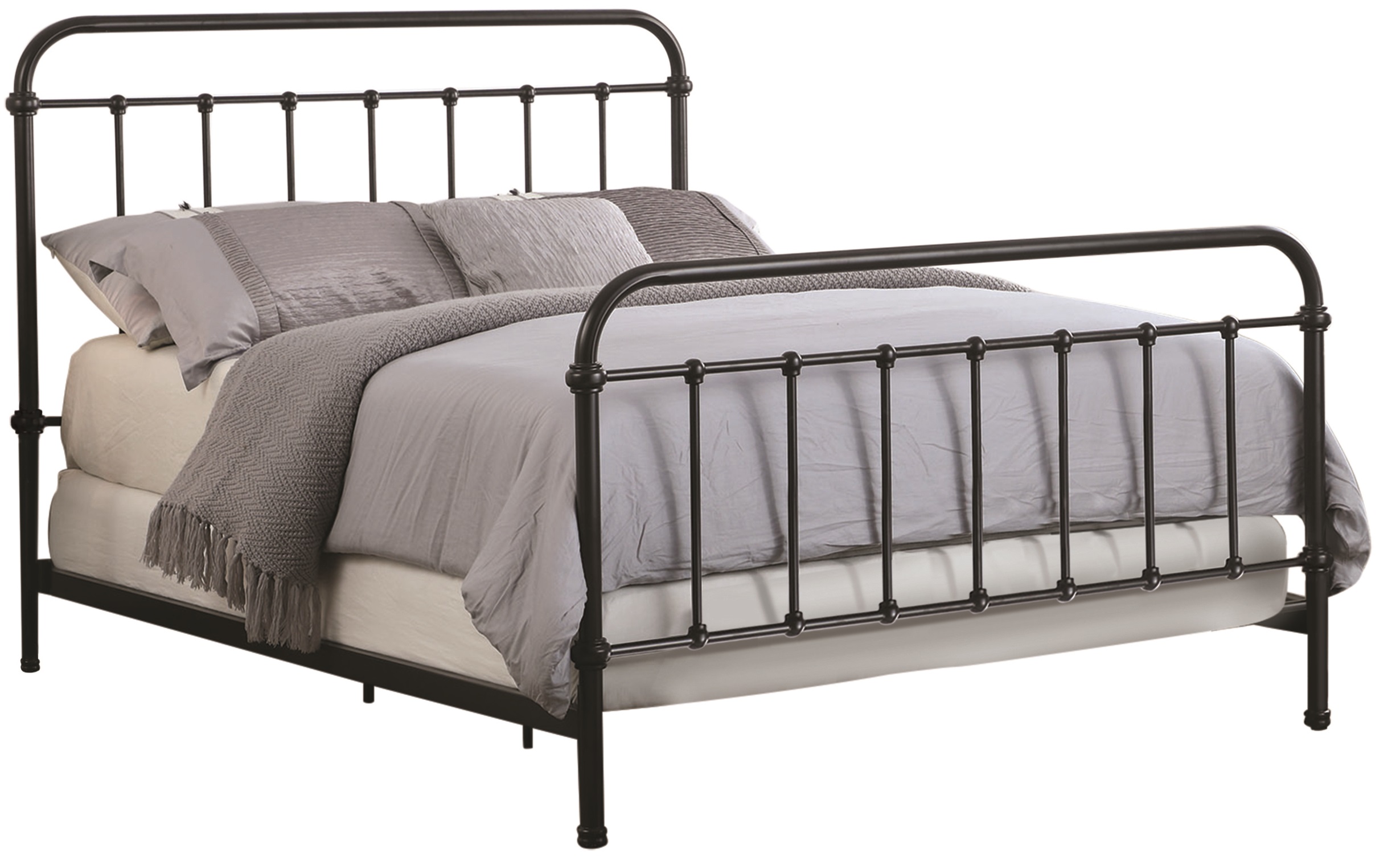 bronze metal bed frame full