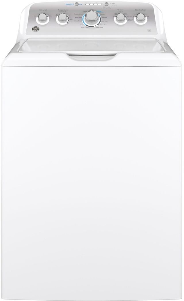 GE® 4.6 Cu. Ft. White Top Load Washer 0