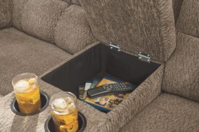 Causeuse inclinable avec console Workhorse en tissu Signature Design by Ashley® 3