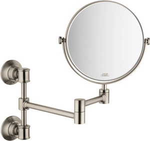 AXOR® Montreux Brushed Nickel Shaving Mirror
