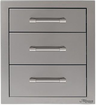 Alfresco™ 16.81" Stainless Steel Three Tier Storage Drawers