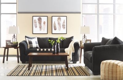 Signature Design by Ashley® Darcy Cobblestone Full Sofa Sleeper 15