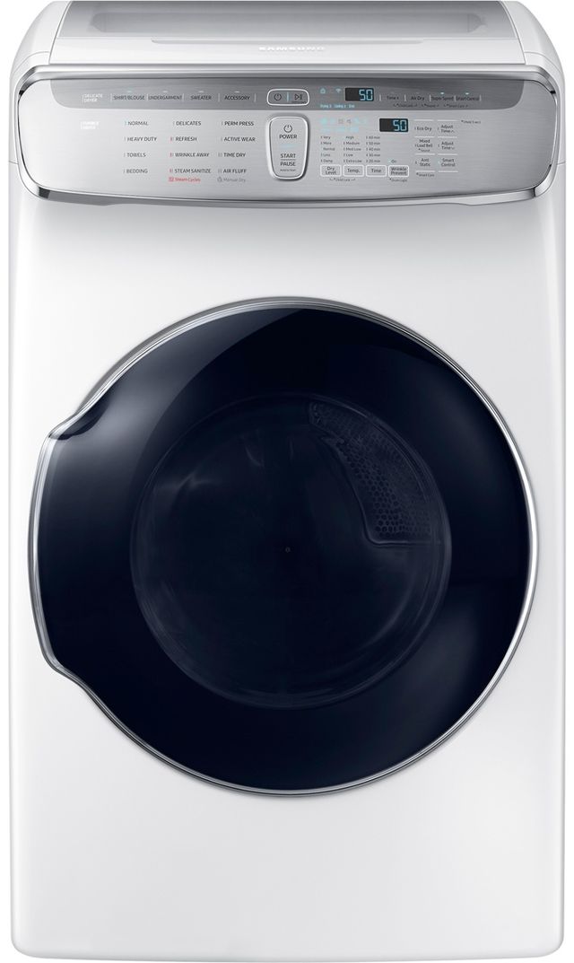 Samsung 7.5 Cu. Ft. White Gas Dryer 17