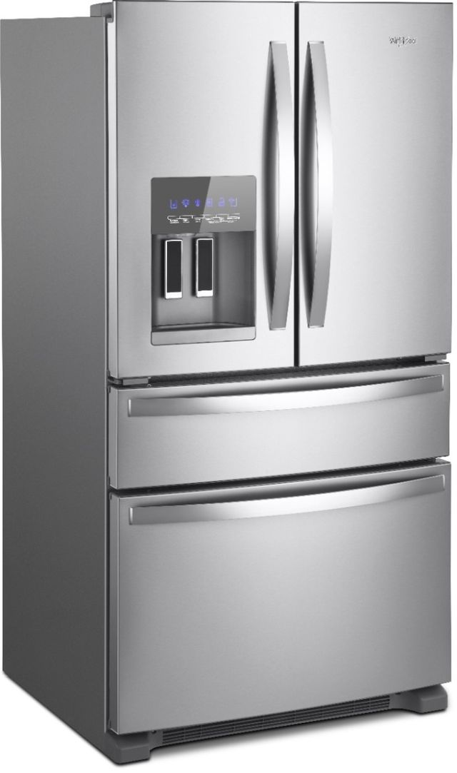 Whirlpool 30 in. 19.7 cu. ft. French Door Refrigerator with Water Dispenser  - Fingerprint Resistant Stainless