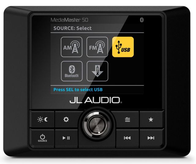 JL Audio® Weatherproof Source Unit with Full-Color LCD Display