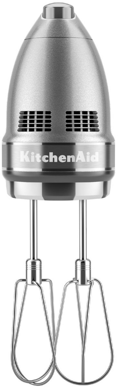 KitchenAid 9-Speed Hand Mixer with Flex Edge Beaters - Contour Silver