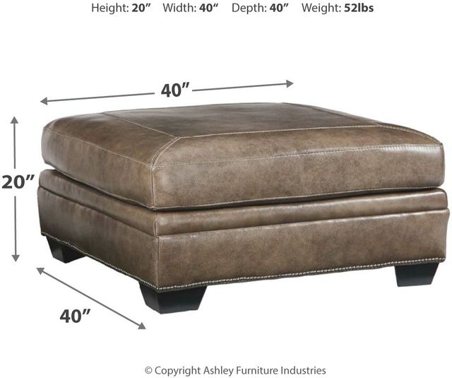 Signature Design by Ashley® Roleson Quarry Oversized Accent Ottoman-2