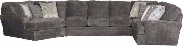 Jackson Furniture Mammoth 3-Piece Smoke Sectional Sofa