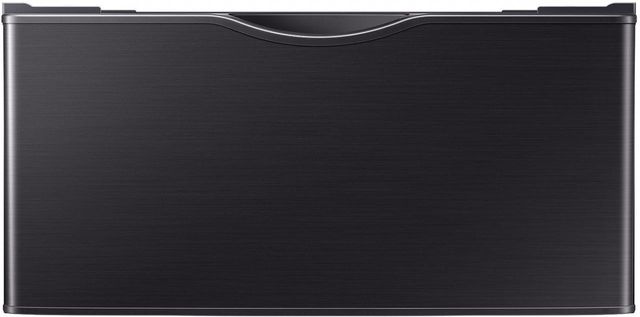 Samsung 27" Fingerprint Resistant Black Stainless Steel Laundry Pedestal 0