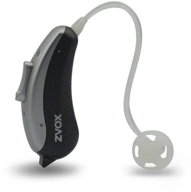ZVOX® Voicebud Silver/Gray Left VB20 Hearing Amplifier 1