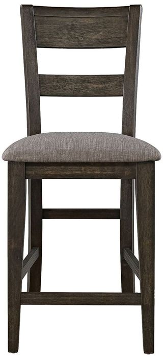 Liberty Furniture Double Bridge Dark Chestnut Splat Back Counter Chair