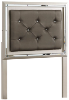 Signature Design by Ashley® Lonnix Gray Twin Upholstered Panel Headboard