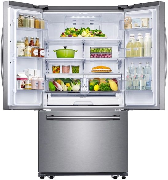 Samsung 24.2 Cu. Ft. Stainless Steel 3-Door French Door Refrigerator-3