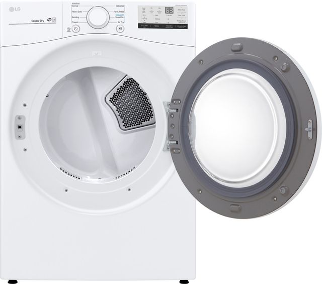 LG White Front Load Laundry Pair 6
