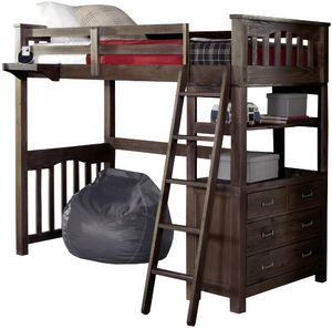 Hillsdale Furniture Highlands Espresso Twin Loft Bed