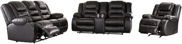 Signature Design by Ashley® Vacherie 3-Piece Black Living Room Seating Set-0