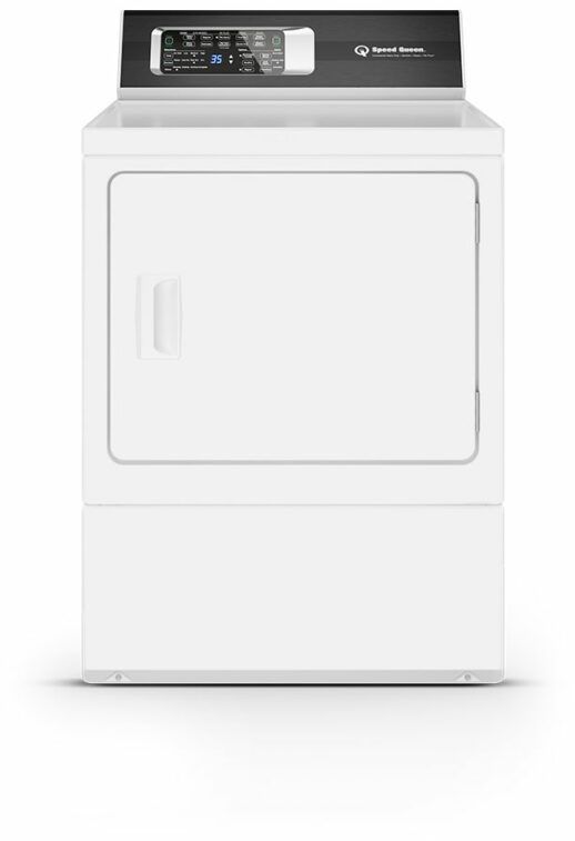 Speed Queen® DR7 7.0 Cu. Ft. White Front Load Electric Dryer 0