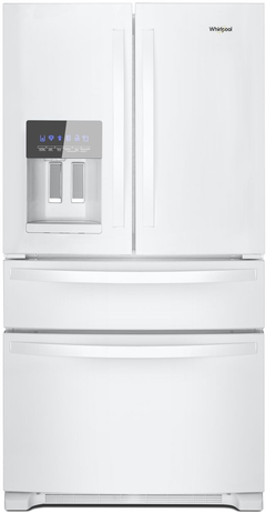 Whirlpool® 25 Cu. Ft. Wide French Door Refrigerator-White-WRX735SDHW