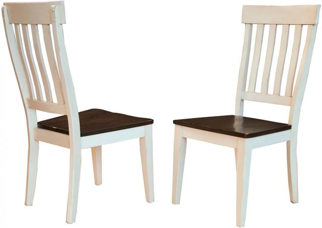 A-America® Toluca CH Chalk White/Cocoa Bean Side Chair
