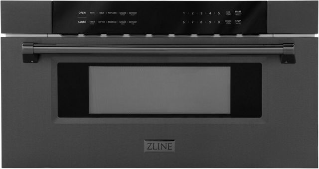 ZLINE 1.2 cu. ft. Black Stainless Steel Built-in Microwave Drawer 