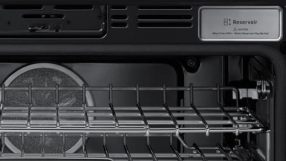 Dacor® Contemporary 36" Pro Dual-Fuel Steam Range-Graphite Stainless Steel 3