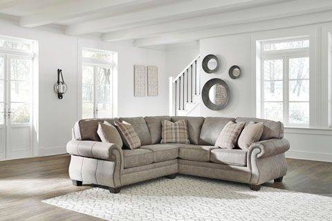 Signature Design by Ashley® Olsberg Steel 2-Piece Sectional 1