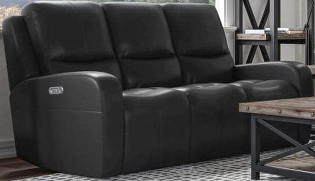 Flexsteel® Aiden Grey Power Reclining Sofa with Power Headrests 8
