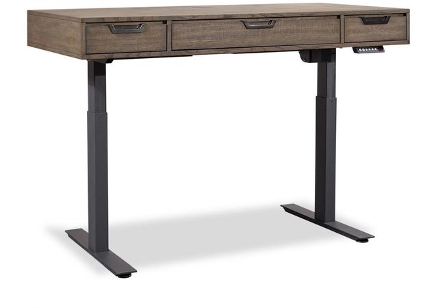 Aspenhome® Harper Point Fossil Adjustable Desk with Top-2
