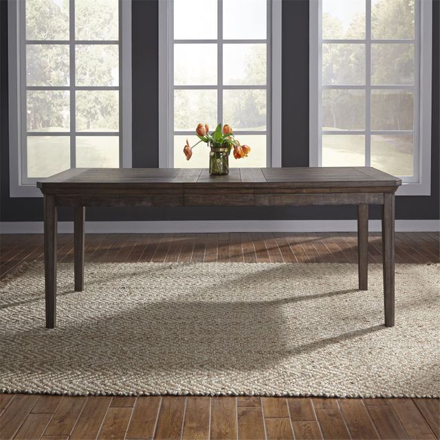 Liberty Furniture Artisan Prairie Aged Oak Rectangular Leg Table 6