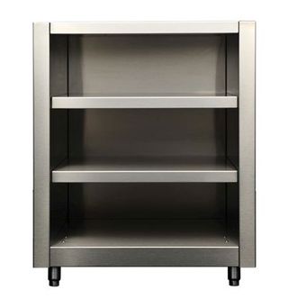 Kalamazoo™ Outdoor Gourmet Signature Series 24" Marine-Grade Stainless Steel Open Shelf Cabinet