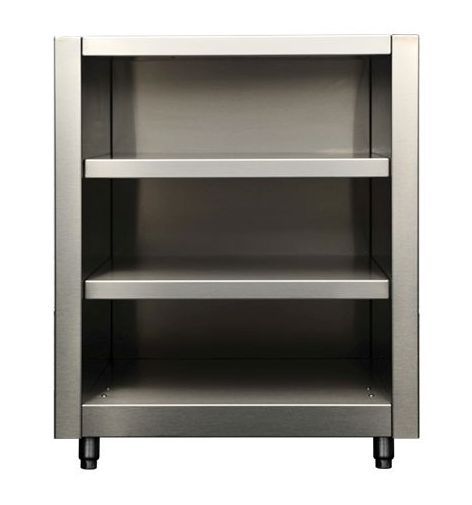 Kalamazoo™ Outdoor Gourmet Signature Series 24" Marine-Grade Stainless Steel Open Shelf Cabinet-0