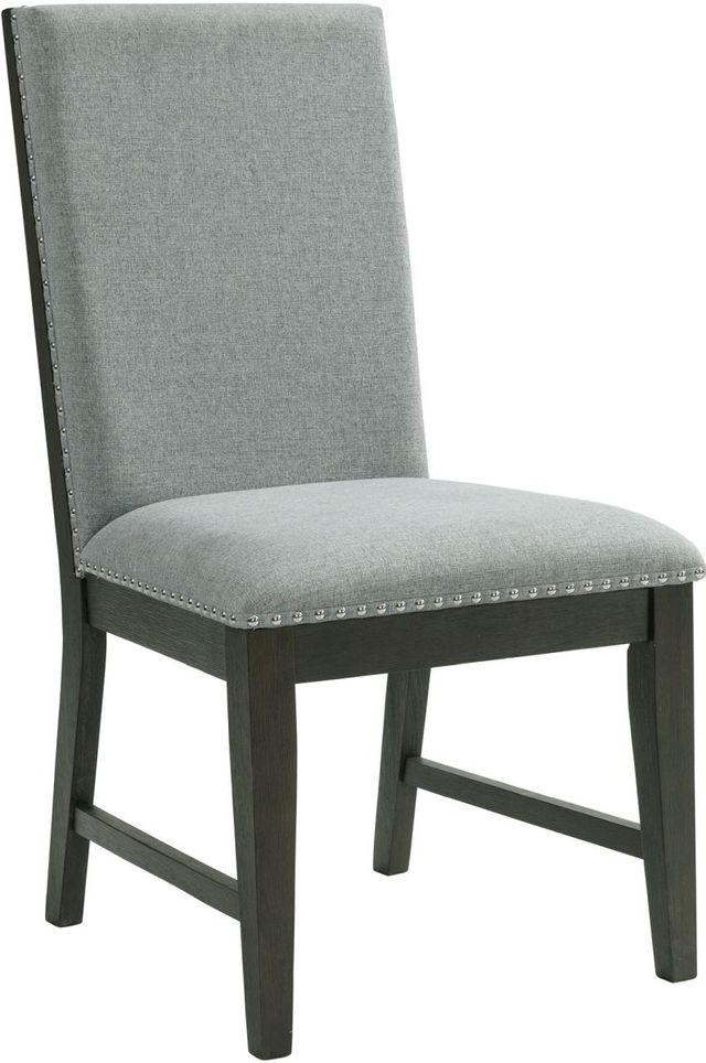 Elements International Donavan 2-Piece Gray Side Chair-0