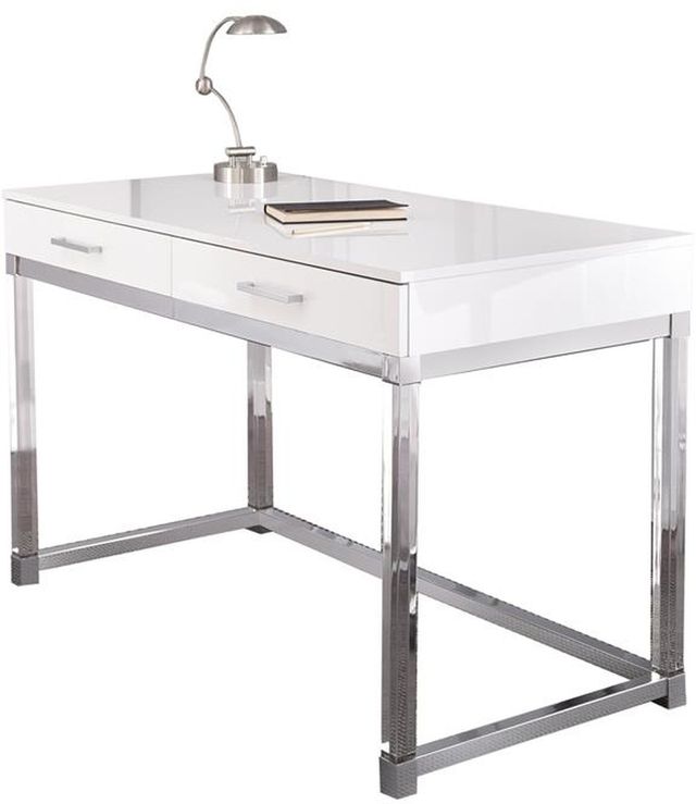 Steve Silver Co.® Everett 2-Piece White Acrylic Desk Set-1