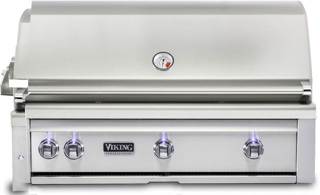 Viking® 5 Series 42" Stainless Steel Built In Natural Gas Grill 0