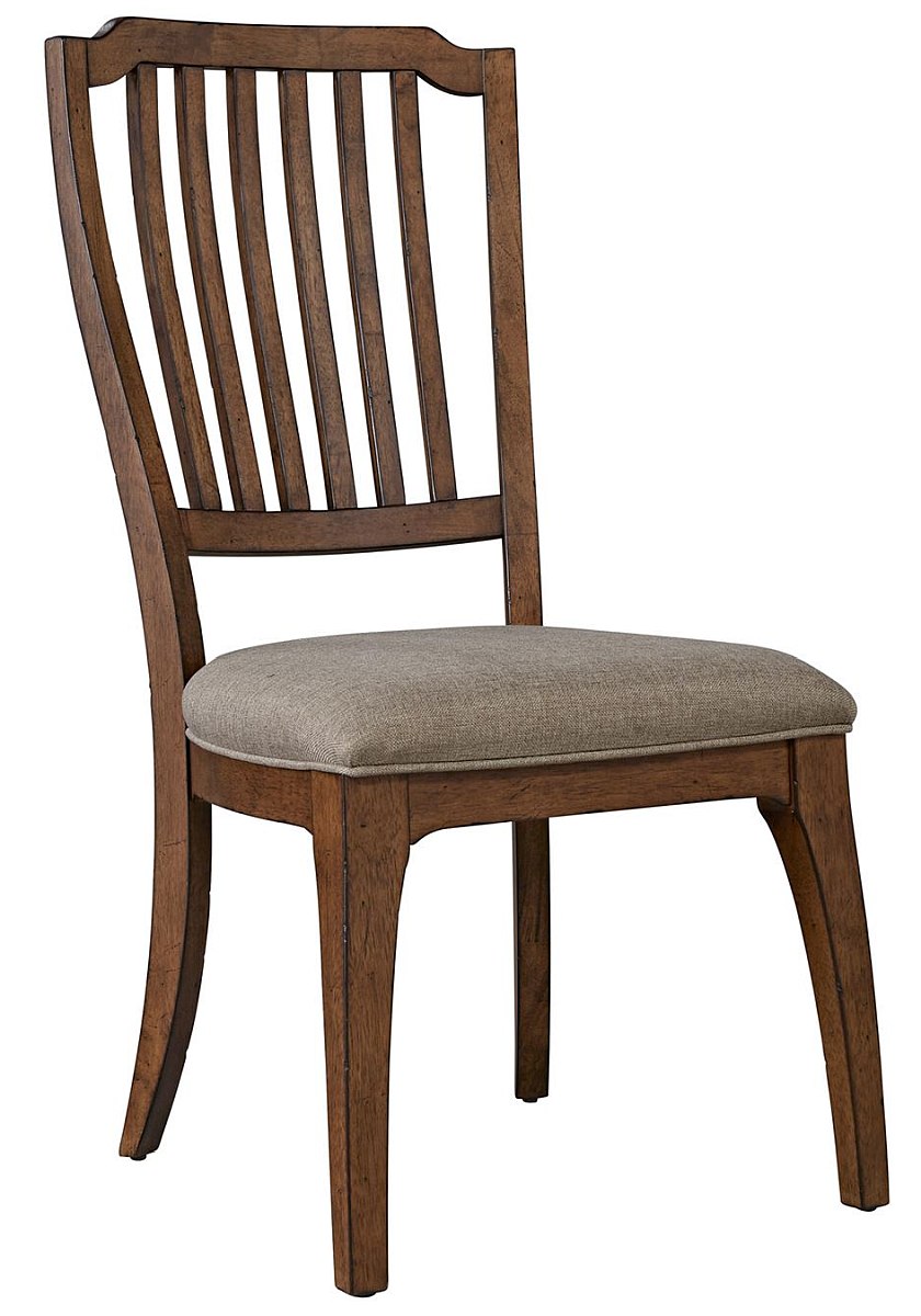 Liberty Arlington House Cobblestone Brown Spindle Back Side Chair