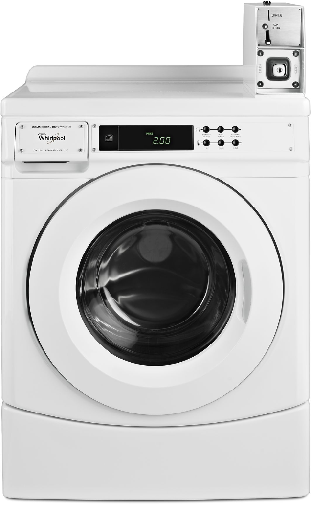 Whirlpool® Commercial 3.1 Cu. Ft. White Front Load Washer