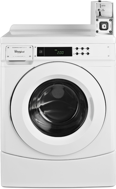 Whirlpool® Commercial 3.1 Cu. Ft. White Front Load Commercial Washer