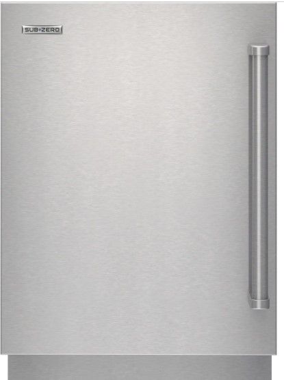 Sub-Zero® Stainless Steel Undercounter Outdoor Solid Door Panel with Pro Handle
