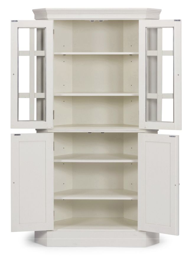 homestyles® Bay Lodge Off-White Corner Cabinet-1