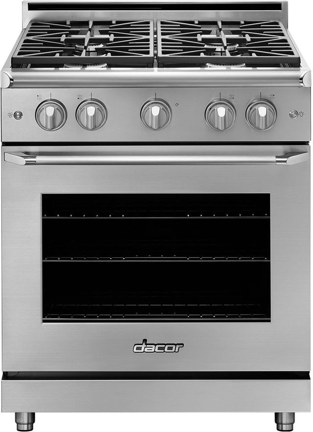 Dacor® Professional 30" Stainless Steel Pro Style Gas Range-1