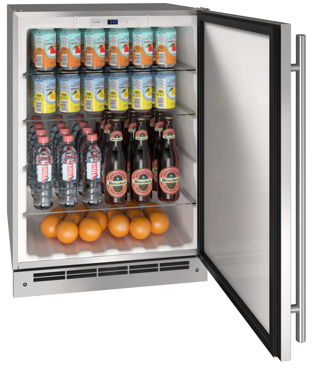 U-Line® 24" Stainless Solid Outdoor Refrigerator 2