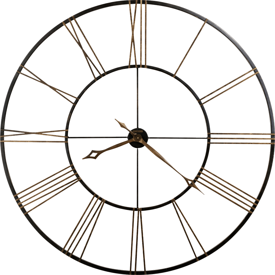 Howard Miller® Postema 49" Wrought-Iron Wall Clock