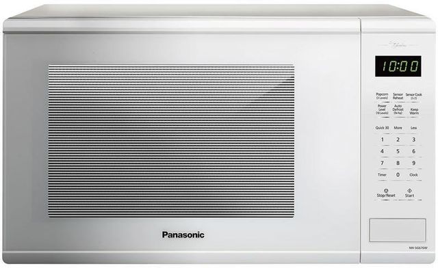 Panasonic Genius® 1.3 Cu. Ft. White Mid-Size Countertop Microwave