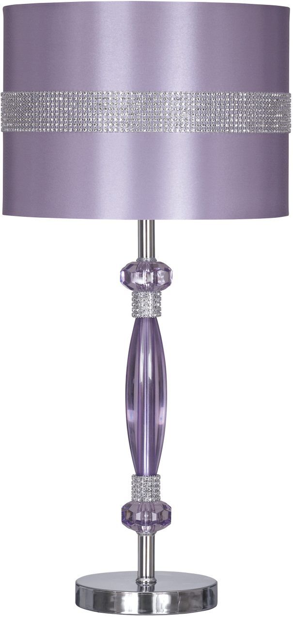Signature Design by Ashley® Nyssa Purple Metal Table Lamp