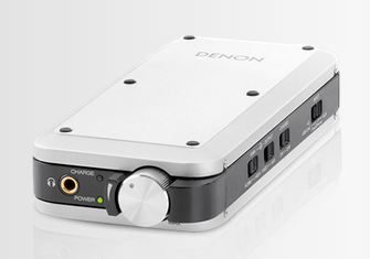 Denon Portable USB-DAC/ Headphone Amp-Silver 0