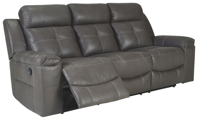 Signature Design by Ashley® Jesolo Dark Gray Reclining Sofa