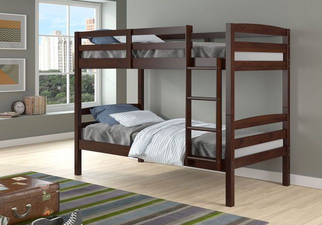 Donco Kids Twin Over Twin Bunk Bed-1
