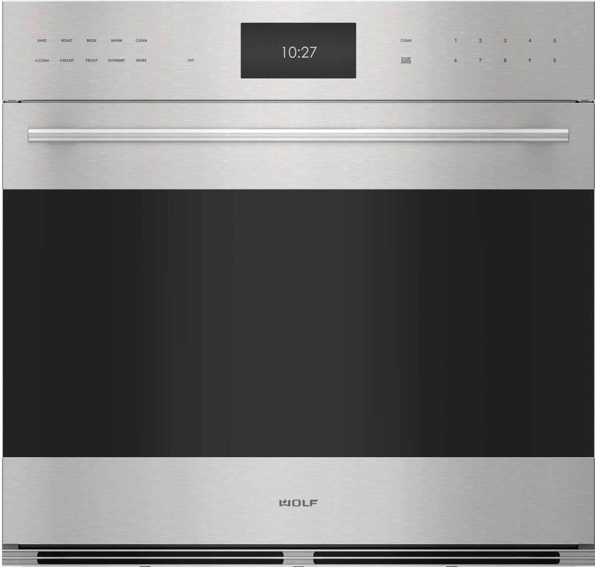 Wolf® E Series 30" Stainless Steel Transitional Built in Single Electric Wall Oven